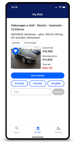 MyBids - Mobile App 